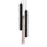 Stagger Integrated LED 6in Mini Pendant with Handcrafted Glass