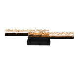Stagger Integrated LED 24in Vanity Light with Handcrafted Glass