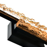 Stagger Integrated LED 24in Vanity Light with Handcrafted Glass