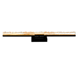 Stagger Integrated LED 36in Vanity Light with Handcrafted Glass