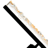 Stagger Integrated LED 36in Vanity Light with Handcrafted Glass