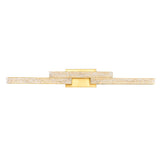 Stagger Integrated LED 36in Vanity Light with Handcrafted Glass