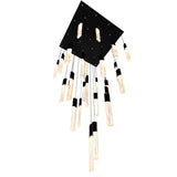 Greta Integrated LED 28in Chandelier with Handcrafted Glass