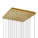 Greta Integrated LED 28in Chandelier with Handcrafted Glass