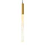 Greta Integrated LED 5in Mini Pendant with Handcrafted Glass
