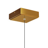 Greta Integrated LED 5in Mini Pendant with Handcrafted Glass