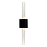 Greta Integrated LED 24in Vanity Light with Handcrafted Glass