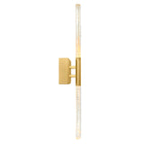 Greta Integrated LED 24in Vanity Light with Handcrafted Glass
