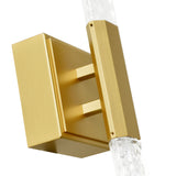 Greta Integrated LED 24in Vanity Light with Handcrafted Glass