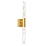 Greta Integrated LED 24in Vanity Light with Handcrafted Glass