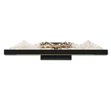 Himalayas Integrated LED 26in Vanity Light with Handcrafted Glass