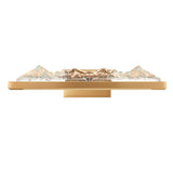 Himalayas Integrated LED 26in Vanity Light with Handcrafted Glass
