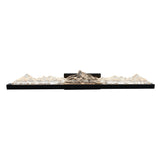 Himalayas Integrated LED 36in Vanity Light with Handcrafted Glass
