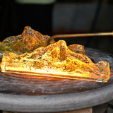 Himalayas Integrated LED 36in Vanity Light with Handcrafted Glass