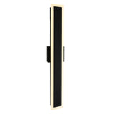 Malibu Integrated LED Black Outdoor Wall Light