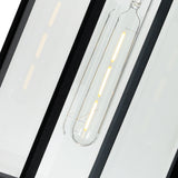 Windsor 1 Light Black Outdoor Wall Light