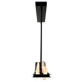 Arcus Integrated LED 50in Chandelier with Handcrafted Glass