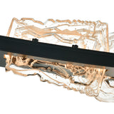 Arcus Integrated LED 50in Chandelier with Handcrafted Glass