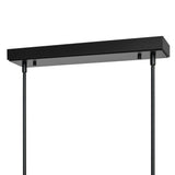 Arcus Integrated LED 50in Chandelier with Handcrafted Glass
