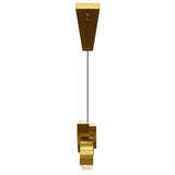Moon Integrated LED 54in Chandelier with Handcrafted Glass