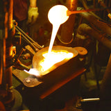 Moon Integrated LED 8in Mini Pendant with Handcrafted Glass