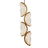 Moon Integrated LED 8in Mini Pendant with Handcrafted Glass