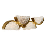 Moon Integrated LED 8in Wall Light with Handcrafted Glass