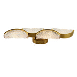 Moon Integrated LED 8in Wall Light with Handcrafted Glass