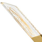 Petra Integrated LED 22in Wall Light with Handcrafted Glass