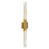 Petra Integrated LED 36in Vanity Light with Handcrafted Glass