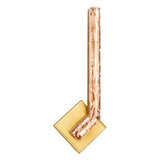 Contour Integrated LED 19in Wall Light with Handcrafted Glass