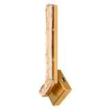 Contour Integrated LED 19in Wall Light with Handcrafted Glass
