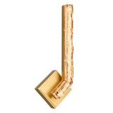Contour Integrated LED 19in Wall Light with Handcrafted Glass