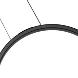 Curva Integrated LED 22in Chandelier with Handcrafted Glass