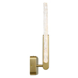 Curva Integrated LED 19in Wall Light with Handcrafted Glass