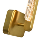 Curva Integrated LED 19in Wall Light with Handcrafted Glass