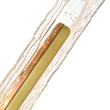 Curva Integrated LED 19in Wall Light with Handcrafted Glass