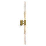Curva Integrated LED 36in Vanity Light with Handcrafted Glass