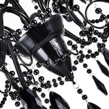 Keen Black Chandelier