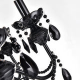 Keen Black Chandelier