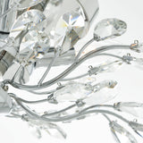 Ivy 3 Light 16in Chrome Flush Mount