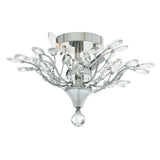 Ivy 3 Light 16in Chrome Flush Mount