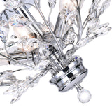 Ivy 3 Light 16in Chrome Flush Mount