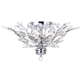 Ivy 3 Light 16in Chrome Flush Mount