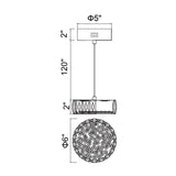 Milan Integrated LED Mini Pendant