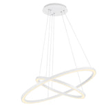 Chalice Integrated LED White Chandelier