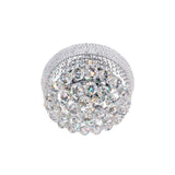 Empire 4 Light 14in Flush Mount with Crystals