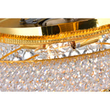Empire 8 Light 20in Flush Mount with Crystals