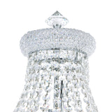 Empire 8 Light 18in Floor Lamp with Crystals