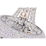 Empire 6 Light 14in Chandelier with Crystals
